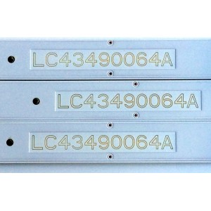 KIT DE LED´S PARA TV (3 PIEZAS) / LG LC43490064A / AG-D1 / 94V-0 / 1736 / WOOREE 43inch FHD_LED Array_A-Type_161024 / K74B / 6HMA / LC4349 / 0064A / BOE / PANEL NC430DUE-ABFX1 / MODELO 43LJ5500-UA BUSYLJM