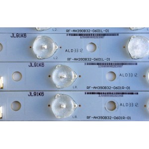 KIT DE LED´S PARA TV (8 PIEZAS) / AFFINITY IC-A-KKL39D073R / IC-A-KKL39D073L / RF-AH390B32-0601L-01 / RF-AH390B32-0601R-01 / JL91K6 / JL91K6000000E28210 / PANEL V390HJ1-P01 REV.C1 / MODELO LE3951