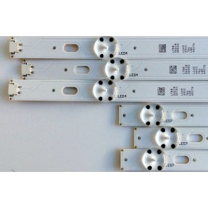 KIT DE LED´S PARA TV (6 PIEZAS) / LG SSC_43LJ55_7LED_REV01_170930 / SSC_43LJ55_A_S / A-TYPE LC43490075A / SSC_43LJ55_B_S / B-TYPE LC43490076A / PANEL`S NC430DUE-ABFX1 / NC430DUE-ABFX1-31MX / MODELOS 43LJ5500-UA / 43LJ5500-UA.AUSYLJM / 43LJ5500-UA.BUSYLJM