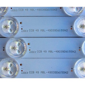 KIT DE LED´S PARA TV (6 PIEZAS) / SONY MBL-49039D615SN2 / CCB 49 MBL-49039D615SN2 / E465853 / 175201T90 / 1752 / 01T90 / EBHF43T3 / H111 / PANEL YD8S005DND01B / MODELO XBR-49X900F