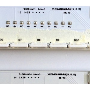 KIT DE LED´S PARA TV (SOLO 3 PIEZAS) / ((INCOMPLETO)) / SAMSUNG VH70-650SMB-R0 / VH70-650SMA-R0 / BN96-30563A / BN96-30564A / HJMT-1 / 94V-0 / 1428 / PANEL CY-SH065DSLV2H / MODELOS UN65H7100AFXZA TH01 / UN65H7100AFXZA / UN65H7150AFXZA / HG65NC890XFXZA