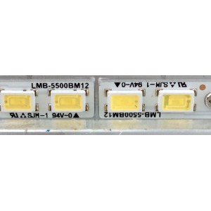 KIT DE LED´S PARA TV / (2 PIEZAS) / SAMSUNG LMB-5500BM12 / BN62-0048A / 74.54T02.001-0-DX1 / 100712 / BN62-0048A / 74.54T02.002-0-DX1 / 100712 / PANEL´S T550FBE1-GA / T546HW02 V.3 / MODELO UN55C6300SFXZA AA09