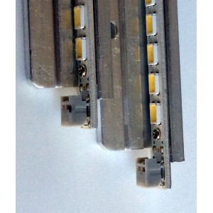 KIT DE LED´S PARA TV / (2 PIEZAS) / SAMSUNG LMB-5500BM12 / BN62-0048A / 74.54T02.001-0-DX1 / 100712 / BN62-0048A / 74.54T02.002-0-DX1 / 100712 / PANEL´S T550FBE1-GA / T546HW02 V.3 / MODELO UN55C6300SFXZA AA09