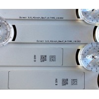 KIT DE LED´S PARA TV (8 PIEZAS) / 131202 / PANEL`S NC420DUN-VUBP5 / NC420DUN-VUBP1 / NC420DUN / SUSTITUTAS 6916L-1956B / 6916L-1957B / 6916L-1956E / 6916L-1957E / 6916L-1956A / 6916L-1957A / MODELOS 42LF5800-UA. AWMDLJM / 42LF5800-UA / 42LB5800-UG