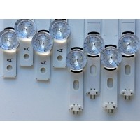 KIT DE LED´S PARA TV (8 PIEZAS) / 131202 / PANEL`S NC420DUN-VUBP5 / NC420DUN-VUBP1 / NC420DUN / SUSTITUTAS 6916L-1956B / 6916L-1957B / 6916L-1956E / 6916L-1957E / 6916L-1956A / 6916L-1957A / MODELOS 42LF5800-UA. AWMDLJM / 42LF5800-UA / 42LB5800-UG