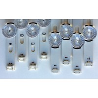 KIT DE LED´S PARA TV (8 PIEZAS) / 131202 / PANEL`S NC420DUN-VUBP5 / NC420DUN-VUBP1 / NC420DUN / SUSTITUTAS 6916L-1956B / 6916L-1957B / 6916L-1956E / 6916L-1957E / 6916L-1956A / 6916L-1957A / MODELOS 42LF5800-UA. AWMDLJM / 42LF5800-UA / 42LB5800-UG