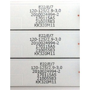 KIT DE LED´S PARA TV (3 PIEZAS) / ELEMENT KSKK32D07-ZC21FG-04 / 303KK320036 / E320262 / PY64152 / E22/E/7 / 120-125-3.9-3.0 / 2010024994-2 / 170115A5 / 21005583 / KK320M11 / PANEL HV320WHB-N81 / MD3238YTBH / MODELO ELEFW328 