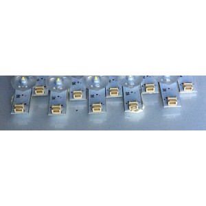 KIT DE LED´S PARA TV (10 PIEZAS) / ATYME SQY49LB_6X10_MCPCB_V0 / AE0110390 / C796L1 / SERIE K033LH7A101108 /  PANEL LSC490FN08 / MODELOS 490AM7UD K033LH7A / 490AM7UD