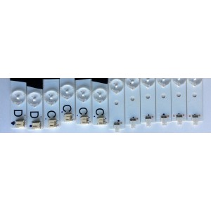 KIT DE LED´S PARA TV (12 PIEZAS) / JVC IC-B-VZAA55D350A / 098101022182 / IC-B-VZAA55D350B / 098101022183 / IC-B-VZAA55D350C / 098101022184 / IC-B-VZAA55D350D / 098101022185 / F95M5LP40F / E30804 / PANEL HV550WU2-370 / MODELO EM55FTR