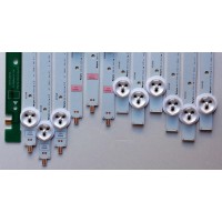 KIT DE LED´S PARA TV (12 PIEZAS) / LG AGF78400801 / AGF78240801 / 035S4B / 6637L-0024A / PPW-NL47GC(A) / 6916L-1259A / 6916L-1260A / 6916L-1261A / 6916L-1262A / PANEL SUSTITUTO LC470DUE (SF)(R1) / PANEL LC470DUE (SF)(U1) / MODELO 47LA6200-UA BUSYLJR