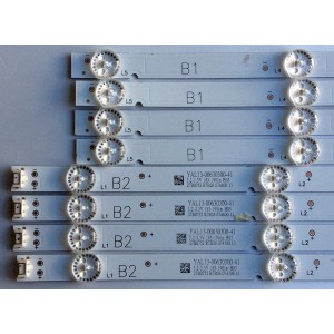 KIT DE LED´S / LG SDL550WY(LD0-910) / RF-AZ550E30-0601B-12 / YAL13-00630300-41 / 27B0752 R7B26 / RF-AZ550E30-0501A-12 / YAL13-00530300-24 / 27B0751 R7B26 / MODELO 55UJ6200-UA.CUSYLH	