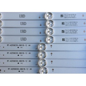 KIT DE LED´S / LG SDL550WY(LD0-910) / RF-AZ550E30-0601B-12 / YAL13-00630300-41 / 27B0752 R7B26 / RF-AZ550E30-0501A-12 / YAL13-00530300-24 / 27B0751 R7B26 / MODELO 55UJ6200-UA.CUSYLH	