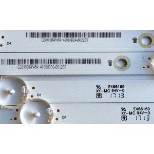 KIT DE LED´S PARA TV (8 PIEZAS) / TOSHIBA  IC-G-TBAC50D837R / IC-F-TBAC50D837L / C22H06MAP45A-4000HD26WB00 / C22H06MAP45A-4007HD26WB00 / C24H06MAP45A-4001HD24WB / C22H06MAP45A-4008HD26WB / PANEL U500DU01 TT101 REV:CD1.A / MODELO 50L711U18