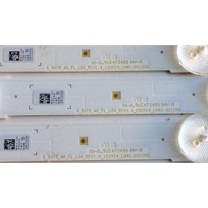 KIT DE LED`S PARA TV (10 PIEZAS) / SAMSUNG BN96-34791A / 34792A / LM41-00117C / 00117B / MU6100-40INCH-L-4EA170724 PANEL CY-GY040HGLVCH / SUSTITUTOS CY-GJ040FLLV1H CY-WJ040HGLV1H CY-GJ040HGLVFH / MOD. UN40MU6290 UE40JU6050 / MAS MODELOS EN DESCRIPCION