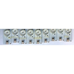 KIT DE LED´S PARA TV  ((INCOMPLETO SOLO 9 PIEZAS)) / VIZIO E600DLB030-007 / E300546 / E60DLBE605F3M14c / PANEL A8386571A / MODELO E60-C3 LFTRRZAR