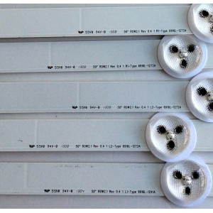 KIT DE LED´S PARA TV (9 PIEZAS) / LG 6916L-1241A / 6916L-1273A / 6916L-1272A / 6916L-1276A / PANEL LC500DUE (SF)(R2) / MODELO 50LA6200-UA / NOTA IMPORTANTE DOS TIRAS NO SON IGUAL PERO SI COMPATIBLES / MAS MODELOS Y PANELES EN DESCRIPCION