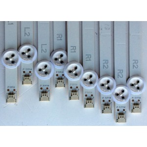 KIT DE LED´S PARA TV (9 PIEZAS) / LG 6916L-1241A / 6916L-1273A / 6916L-1272A / 6916L-1276A / PANEL LC500DUE (SF)(R2) / MODELO 50LA6200-UA / NOTA IMPORTANTE DOS TIRAS NO SON IGUAL PERO SI COMPATIBLES / MAS MODELOS Y PANELES EN DESCRIPCION