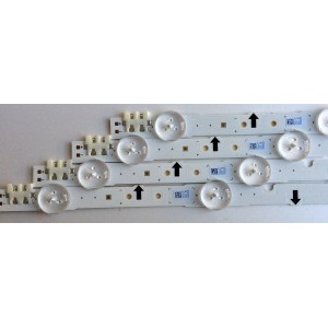 KIT DE LED´S PARA TV SAMSUNG (4 PIEZAS) / NUMERO DE PARTE BN96-30442A / SAMSUNG_2014SVS32FHD_3228_07_REV2.0_170123_LM41-00432A / PANEL GJ032BGE-R4-RR01 / MODELOS UN32J6300 / UE32H6200 / LH32DCE / HG32NE / LT32E310 / UA32H5100 / MAS MODELOS EN DESCRIPCION