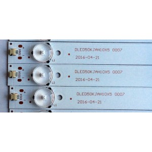 KIT DE LED´S PARA TV (10 PIEZAS )  / DLED50KJAH10X5 / E177671B/PEC DGV0-3A / PIH/B2/2/F4 / PANEL V500HJ1-PE8(C7) 