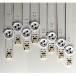 KIT DE LED´S PARA TV (SOLO 8 PIEZAS) / LG 6637L-0021A / 6916L-1241A / 6916L-1273A / 6916L-1272A / 6916L-1276A / PANEL LC500DUE (SF)(R2) SUS.LC500DUE (SF)(U1) / MOD. 50LN5400-UA 50LN540V 50LN5600-UI BUSYLHR E500I-A0 / 50L3400U / MAS MODELOS EN DESCRIPCION