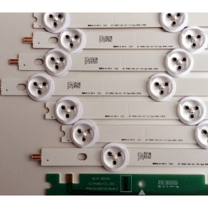 KIT DE LED PARA TV (7 PIEZAS) / PANASONIC 6916L-1338A (1 PIEZA) / 6916L-1339A (3 PIEZAS) / 6916L-1340A (2 PIEZAS) / 6916L-1341A (1 PIEZA) / PANEL LC420DUE (SF)(R2) / MODELO TH-42LRU6	