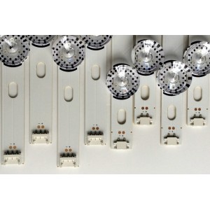 KIT DE LED´S PARA TV (8 PIEZAS) / LG 6916L-0884A / 6916L-0885A / DRT4.0 REV0 7 A-TYPE SVL400 / DRT4.0 REV0 7 B-TYPE SVL400 / 0884A / 0885A / 002S5B / 003S5B / MODELO 48LA5300-UA