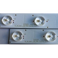 KIT DE LED´S PARA TV (16 PIEZAS) / TCL YHE-4C-LB5512-YH01 / TCL_GIC_55V6 R_12ea_3030_LX20171110_Ver.7 / YHE-4C-LB5512-YH02 /8 / PANEL  LVU550NDBL / MODELO 55A86U	