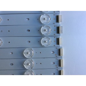 KIT DE LED´S PARA TV ( 8 PIEZAS) / 303DG400034 / 303DG400033 / E214887 / N93C-D / D21238 / 130724B3 / BMTC / DG40D10R-ZC14A-04 / DG40D10L-ZC14A-04 / PANEL / MODELO	