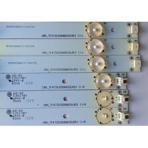 KIT DE LED´S PARA TV / ((INCOMPLETO SOLO 8 PIEZAS)) LSC470HN05-B01 / T470HVN01.V2 / CRH_TF473535090635LREV 1.1-R / CRH_TF473535090635LREV 1.1-LC / MODELOS ELEMENT ELEFT471 / SEIKI SE47FY19 /	