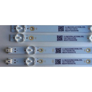 KIT DE LED´S PARA TV ( 8 PIEZAS) / SHARP LB50091 V1_00 / LB50091 V0_00 / 17253A 81010 / 210BZ05DLB33DBL00L / 4E697000005E / 210BZ03DRB33DBL00L / 4E697000007E / E465853 / PANEL TPT500J1-HVN07.U REV:S500AH / MODELO LC-50LB601U