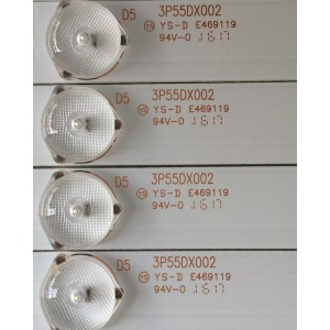 KIT DE LED´S PARA TV ( 12 PIEZAS) WESTINGHOUSE 3P55DX002 / 0355DX004 / A4-P-30 21004935 / 21004935 / E469119 / PANEL MD5508YTLU / MODELO WD55UT4490