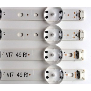 KIT DE LED'S PARA TV (4 PIEZAS) / LG 6916L-2862A / 6916L-2863A / 49" V17 ART3 2863 Rev0.2 1 / 6916L2862A / 6916L2863A / PANEL LC490DGG / MODELOS 49UV340C-UB / 49UV340C-UB.AUSYLJR / 49UJ6500