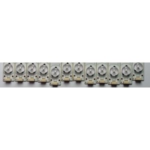 KIT DE LED'S PARA TV (12 PIEZAS) / RCA J112E0042B / J112E0043B / E85792 / PANEL LK520D3HB18 / MODELO LED52B45RQ