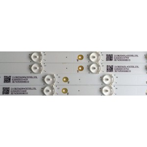 KIT DE LED'S PARA TV (12 PIEZAS) / VIZIO LB50070 / LB50070 V1_00 81075 / 210BZ06DR43030L23L / 3E7650000EC0 / PANEL TPT500J1-HVN07.U / MODELO D50N-E1 / D50N-E1 LTMWVTCT