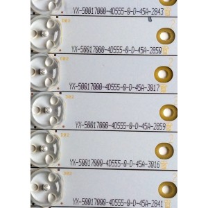 KIT DE LED'S PARA TV (16 PIEZAS) / VIZIO 500TT20 V3 / 500TT19 V3 / 500TT18 V2 / 500TT17 V2 / E88441 / YX-5001700-4D555-0-D-45A / YX-5001710-4D555-0-E-45A / PANEL TPT500J1-HVN04 / MODELOS D500I-B1 / D500I-B1 LTYWRTBQ / E500I-B1 / E500I-B1 LTY6PLKR