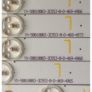 KIT DE LED'S PARA TV (12 PIEZAS) / BEST BUY / SHARP 500TT25 V5 / 500TT26 V5 / 500TT25 V4 / 500TT26 V4 / YX-50018013-3C553 / YX-50018013-2C563 / PANEL TPT500J1-HVN08  REV:S300B / MODELO LC-50LB261U