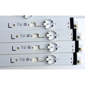 KIT DE LED'S PARA TV SONY (8 PIEZAS) / NUMERO DE PARTE GG04G101 / GG05G101 / GG04G102 / GG05G102 / JDE 49" CSP DTR RIGHT v02_160122 / JDE 49" CSP DTR LEFT v02_160122 / E74739 / PANEL SYV4951 / MODELO XBR-49X700D / XBR49X700D