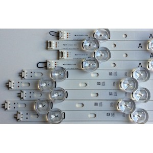 KIT DE LED'S PARA TV (SOLO 9 PIEZAS) ((INCOMPLETO)) / LG 140218 / 12F1B01353 / A TYPE REV02 140218 / B TYPE REV02 140218 / PANEL'S NC500DUN-VXBP2 / NC500DUN-VXBP3 / MODELOS 50LF6100-UA / 50LB6000-UH / 50LF6000-UB / 50LF6090-UB / 50LB6100-UG / 50LB5800-UG