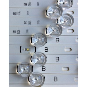 KIT DE LED'S PARA TV (SOLO 9 PIEZAS) ((INCOMPLETO)) / LG 140218 / 12F1B01353 / A TYPE REV02 140218 / B TYPE REV02 140218 / PANEL'S NC500DUN-VXBP2 / NC500DUN-VXBP3 / MODELOS 50LF6100-UA / 50LB6000-UH / 50LF6000-UB / 50LF6090-UB / 50LB6100-UG / 50LB5800-UG