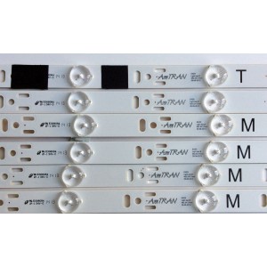 KIT DE LED'S PARA TV (6 PIEZAS) / VIZIO IC-A-VZAA42D418A / 0981010221AT / IC-B-VZAA42D418B / 0981010221AU / IC-A-VZAA42D418C / 0981010221AV / T082M9R40C / TO82M9R4OC / E306084 / PANEL / MODELO E420I