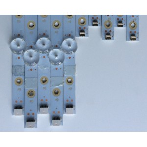 KIT DE LED'S PARA TV (10 PIEZAS) / INSIGNIA LB55135 V1_01 / E349386 / LB55135 V0_01 / 81075 / 2E59800000LE / 210BZ05DLB33MBM00L / 210BZ04DRB33MBM00L / PANEL TPT550U2-D072.L REV:S02B / MODELO NS-55DF710NA19