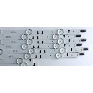 KIT DE LED'S PARA TV SAMSUNG (12 PIEZAS) / NUMERO DE PARTE D4GE-550DCA3-R3 / D4GE-550DCB-R3 / LM41-00099A / LM41-00099G / E88441 / 2014SVS55 / 140111 / BN96-30431A / BN96-30432A / PANEL'S CY-GJ055BGAVYH / GJ055BGA-B1 / MODELOS HG55NE477 / LH55DMEPLGA/GO