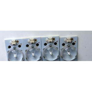 KIT DE LED'S PARA TV (4 PIEZAS) / PIXEL ZCDX43D12-ZC14F-02 / 303CX430032 / PY63833 / E320262 / A21/C/7 / 115-120/2.9-3.0 / 2010019501-2 / 160801B6 / 180.DT0-431900-0H / CX430M02 / PANEL CX430DLEDM / MODELO LE-4329