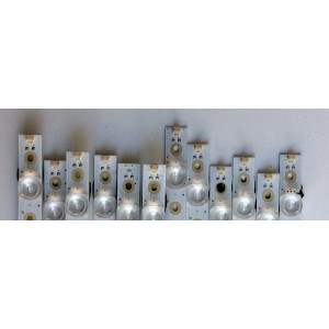 KIT DE LED'S PARA TV (12 PIEZAS) / SHARP LB65073 / LB65073 V0 / E473485 / 1199800 / PANEL HD650S1U71 / HD650S1U71\S8\GM\CKD\ROH / MODELOS LC-65Q7300U / 65R6E