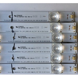 KIT DE LED'S PARA TV (6 PIEZAS) / HISENSE 1186999 / 105z35-B1 / HD650S3U51-TAL1 / Hisense_65_HD650S3U51-TAL1_12x7_3030C-d6t-2d1_7S1P REV.V5 / E348435 / CS-MCPCB-150 / PANEL  / MODELO