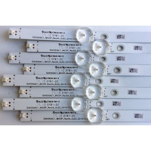 KIT DE LED'S PARA TV (8 PIEZAS) / TOSHIBA SVK550AC1 / SVK550AC1_WICOP_Rev04_5LED_20161212 / E78030 / I0524H / M1DY1 / A111F3 / PANEL K550WDRA / K550WDRAHL350A700 / MODELO 55L711U18 / 55L711U18 / 55LF711U20