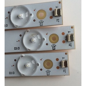 KIT DE LED'S PARA TV (3 PIEZAS) / SHARP LBM430P1001-AJ-3S / 210BZ10D043030H02E / F130 N8  H S ZC45 / E355813