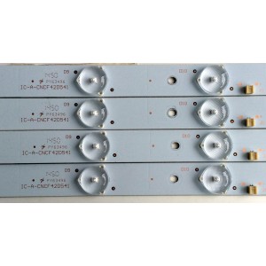 KIT DE LED'S PARA TV (4 PIEZAS) / SEIKI 910-416-1001 / IC-A-CNCF42D541 / LQ-K5-A4 / PANEL / MODELO SE420UM