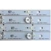 KIT DE LED'S PARA TV (4 PIEZAS) / RCA 01.JL.D40C1235-31BS / 26AL A0M30 N150513 / E331251 / PANEL V400HJ1-P01-12V / MODELO LED40G45RQ