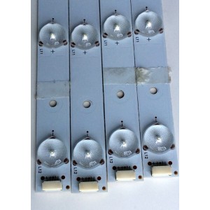 KIT DE LED'S PARA TV (4 PIEZAS) / RCA 01.JL.D40C1235-31BS / 26AL A0M30 N150513 / E331251 / PANEL V400HJ1-P01-12V / MODELO LED40G45RQ